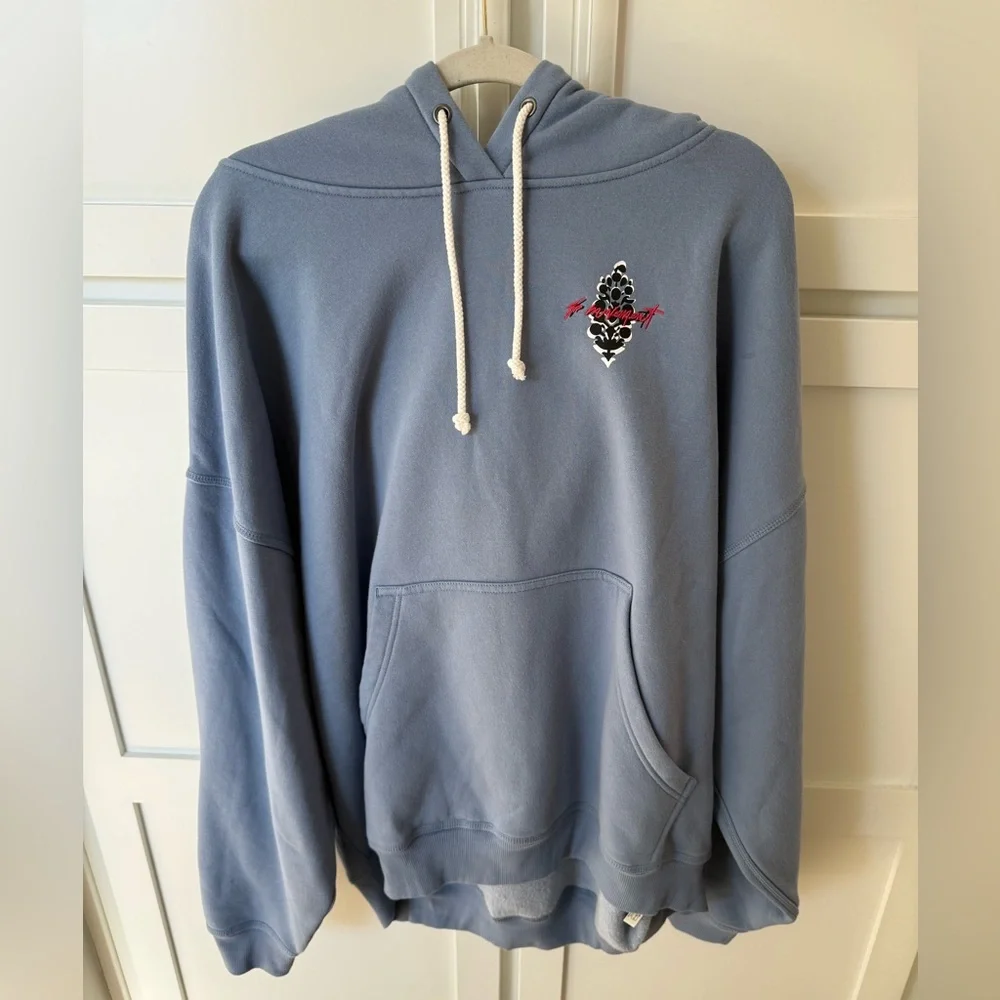 NWT-Free People Movement-Final Call Logo Hoodie-Sz XL - Picture 6 of 12